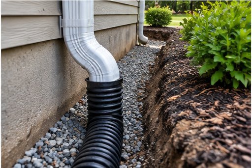 Downspout Line Repairs / Installs